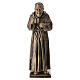 Padre Pio, 20-inch statue in Carrara marble dust with bronze finish s1