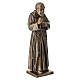 Padre Pio, 20-inch statue in Carrara marble dust with bronze finish s5