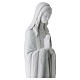 Estatua polvo de mármol 65 cm Virgen rezando s8