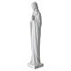 Virgin Mary in prayer statue in marble dust, 65 cm s5