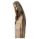 Our Lady with joined hands, bronze-finished Carrara marble dust statue, 24 in s6