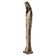 Our Lady with folded hands statue in bronzed Carrara marble dust, 60 cm s5