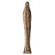 Our Lady with folded hands statue in bronzed Carrara marble dust, 60 cm s9