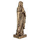 Figura z pyłu marmurowego, Madonna z Lourdes, brązowana, 60 cm (do wnętrz) s7