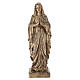 Our Lady of Lourdes statue, 60 cm bronzed reconstituted Carrara marble FOR INDOORS s1