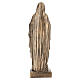 Our Lady of Lourdes, bronze-finished marble dust statue, 24 in, OUTDOOR s10