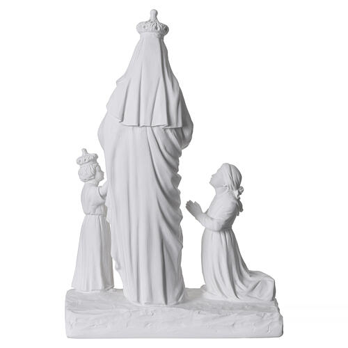 Statua Madona delle Nevi polvere di marmo Carrara bianco 50 cm 4