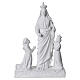 Statua Madona delle Nevi polvere di marmo Carrara bianco 50 cm s1