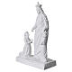 Statua Madona delle Nevi polvere di marmo Carrara bianco 50 cm s3