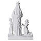 Statua Madona delle Nevi polvere di marmo Carrara bianco 50 cm s4
