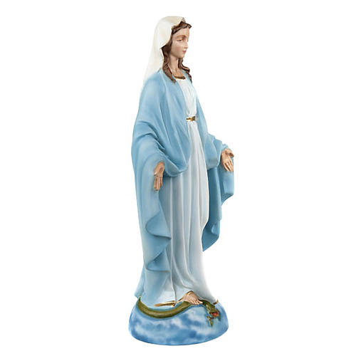 Our Lady Immaculate, reconstituted marble statue, 40 cm 4
