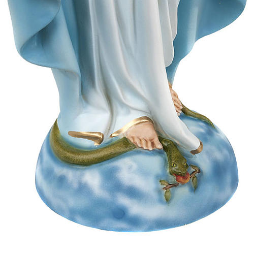 Statua Madonna Immacolata marmo sintetico 40 cm 3