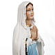 Virgen de Lourdes en mármol sintético 40 cm s5