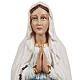 Our Lady of Lourdes, composite marble statue , 40 cm height FOR OUTDOORS s2