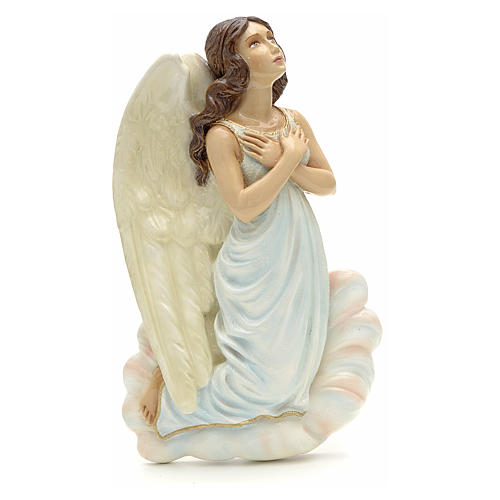 Statue Engel zum Aufhängen 25 cm Kunstmarmor 1