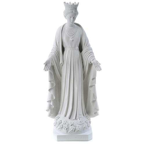 Our Lady of Purity statue in reconstituted marble 70 cm 1