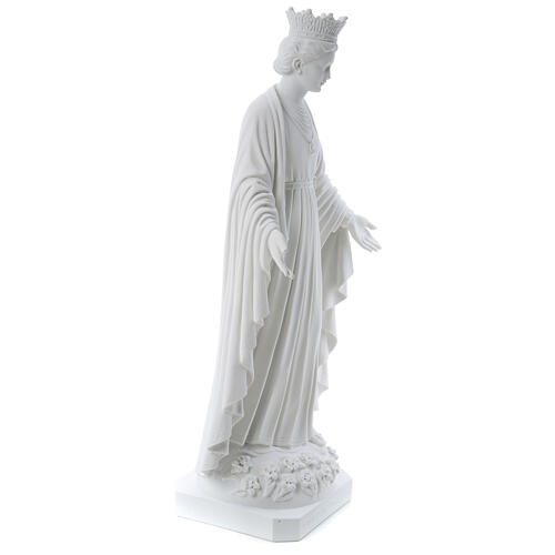 Virgen de la Pureza de mármol sintético 70 cm 5