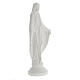 Statua Madonna Immacolata marmo sintetico bianco 40 cm s2