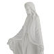 Statua Madonna Immacolata marmo sintetico bianco 40 cm s4