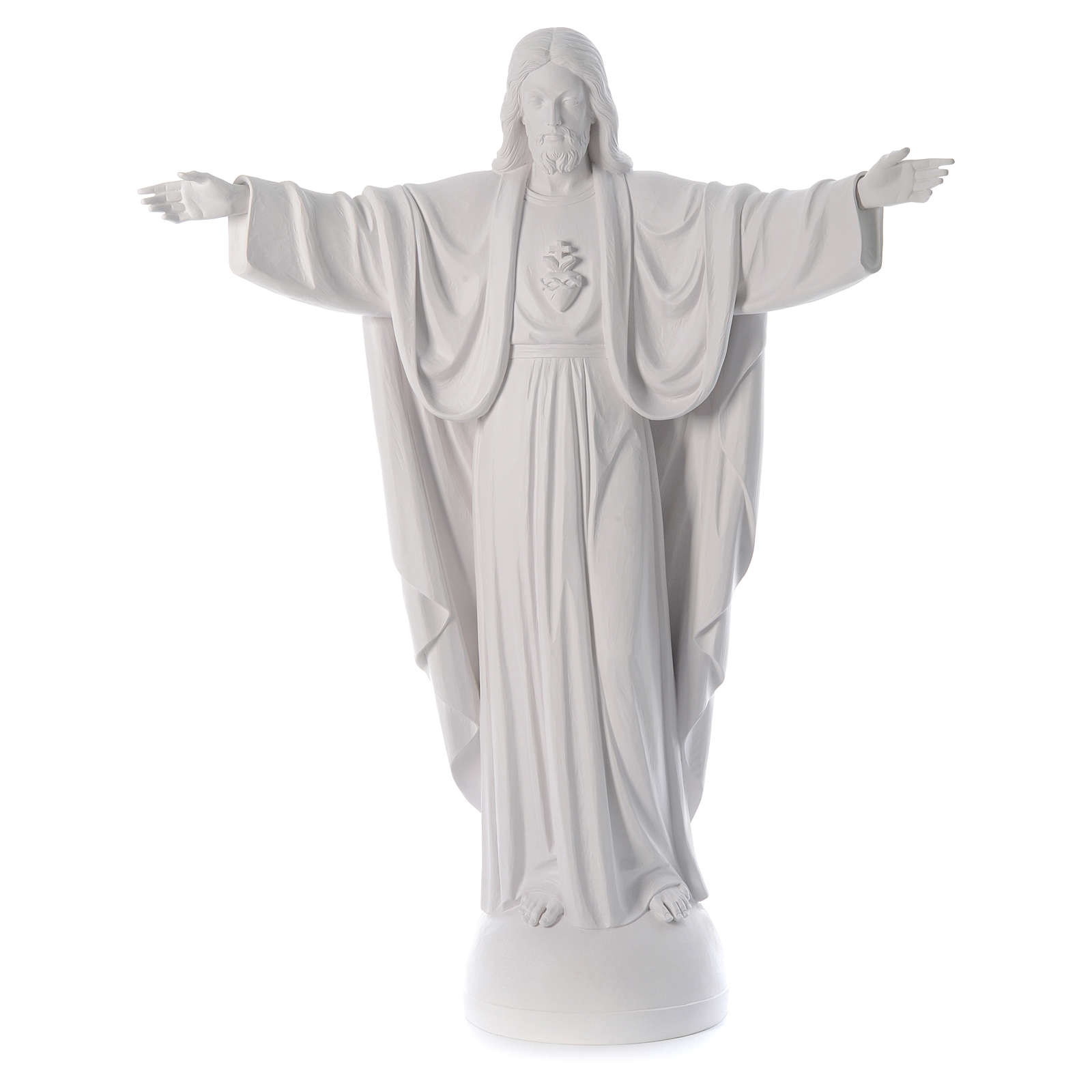 Statue, Christus, der Erlöser, 160 cm, Fiberglas, weiß Online Verfauf