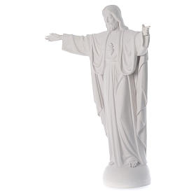 Statue, Christus, der Erlöser, 160 cm, Fiberglas, weiß