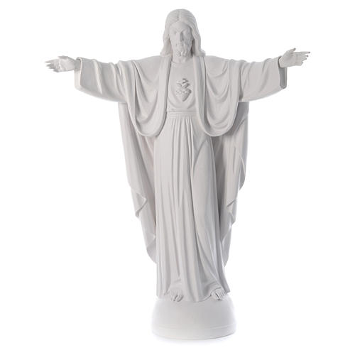 Statue, Christus, der Erlöser, 160 cm, Fiberglas, weiß 1