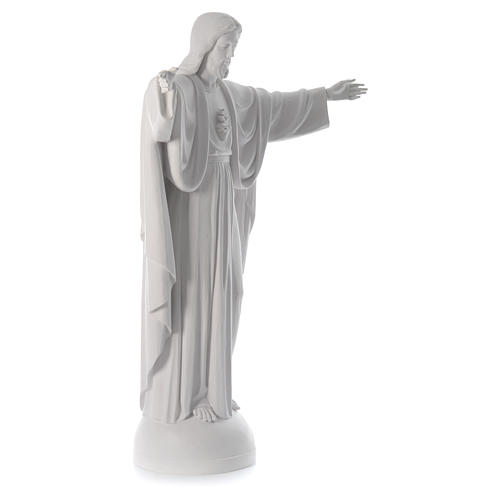 Statue, Christus, der Erlöser, 160 cm, Fiberglas, weiß 3