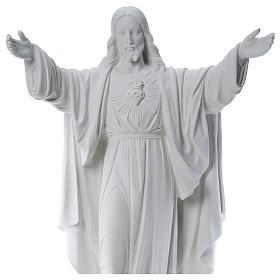 Christ the Redeemer in reconstituted Carrara Marble, 100 cm