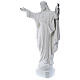 Christ the Redeemer in reconstituted Carrara Marble, 100 cm s3