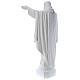 Christ the Redeemer in reconstituted Carrara Marble, 100 cm s5