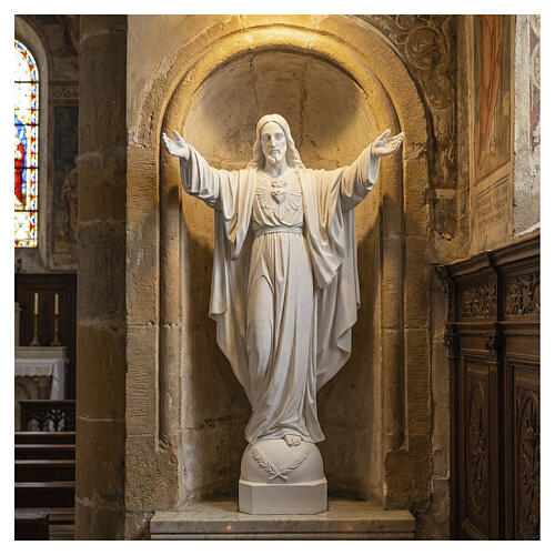 Christ Rédempteur poudre de marbre 100 cm 4