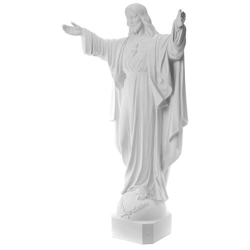 Cristo Redentore marmo 100 cm 6