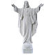 Christ the Redeemer in composite Carrara Marble, 100 cm s1
