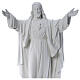 Christ the Redeemer in composite Carrara Marble, 100 cm s2