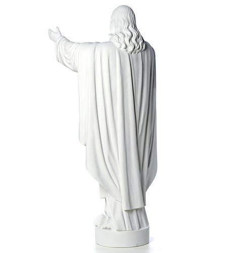 Christ the Redeemer statue in reconstituted Carrara Marble 40-60-80 cm 7