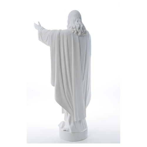 Christ the Redeemer statue in reconstituted Carrara Marble 40-60-80 cm 11