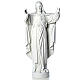 Christ the Redeemer statue in reconstituted Carrara Marble 40-60-80 cm s5