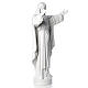 Christ the Redeemer statue in reconstituted Carrara Marble 40-60-80 cm s8