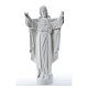Christ the Redeemer statue in reconstituted Carrara Marble 40-60-80 cm s1
