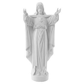 Christ Rédempteur poudre de marbre extérieur 40-60-80 cm