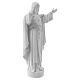 Christ Rédempteur poudre de marbre extérieur 40-60-80 cm s3