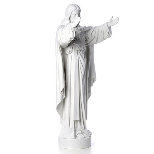 Cristo Redentore polvere di marmo 40-60-80 cm 8