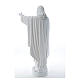 Cristo Redentore polvere di marmo 40-60-80 cm s3
