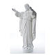 Cristo Redentor pó de mármore 40-60-80 cm s10