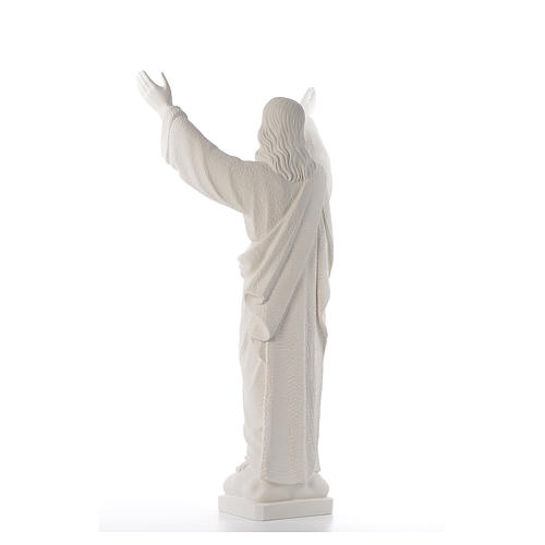 Cristo Redentor de polvo de mármol de Carrara 80-115 cm 3