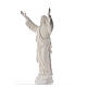 Cristo Redentor de polvo de mármol de Carrara 80-115 cm s6