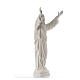 Cristo Redentor de polvo de mármol de Carrara 80-115 cm s8