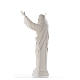 Cristo Redentore polvere marmo di Carrara 80-115 cm s7