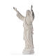 Cristo Redentore polvere marmo di Carrara 80-115 cm s2