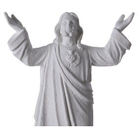 Christ the Redeemer statue in reconstituted Carrara Marble, 45cm